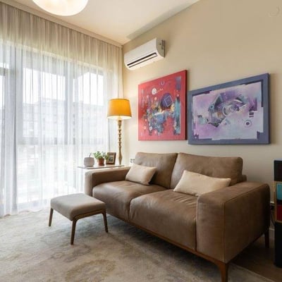 Rental of a stylish 3-room apartment, 81 m², BW Sole, Belgrade Waterfront, Belgrade, Serbia